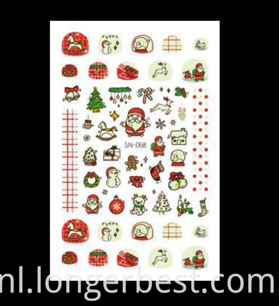 Xmas 3d Nail Sticker068 Jpg